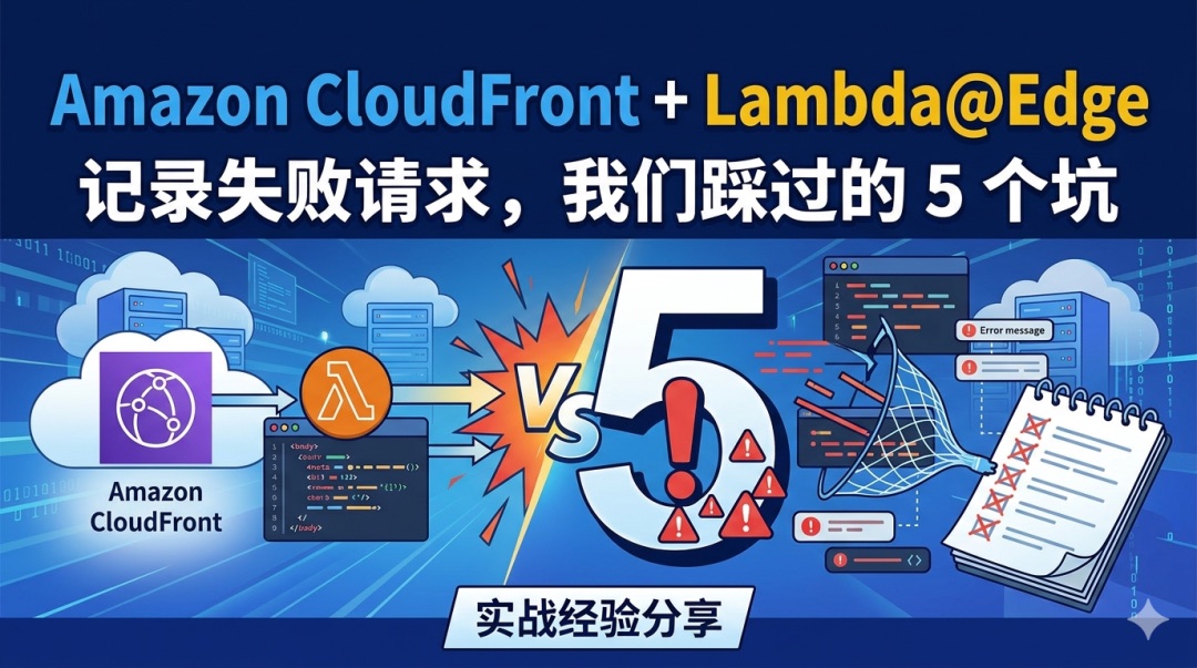 用 CloudFront + Lambda@Edge 记录失败请求的 5 个坑
